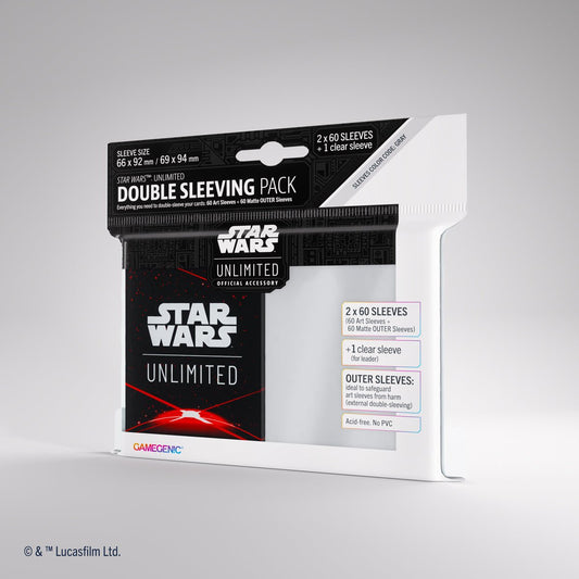 Star Wars: Unlimited Double Sleeving Pack Space Red (2X60)