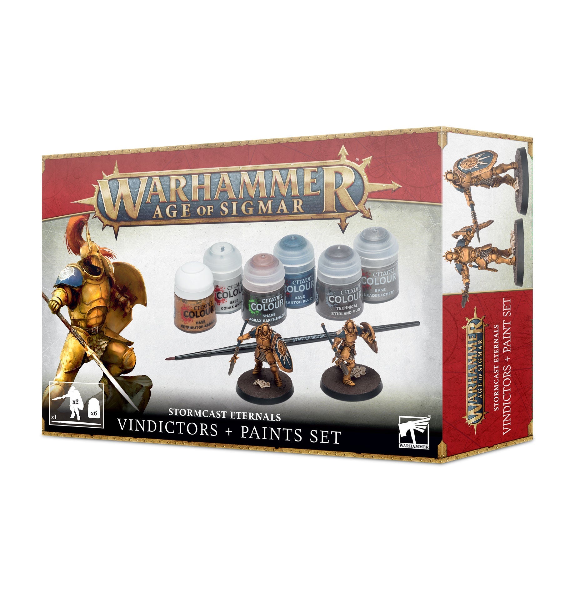 Warhammer Age of Sigmar: Stormcast Eternals Vindictors + Paint Set