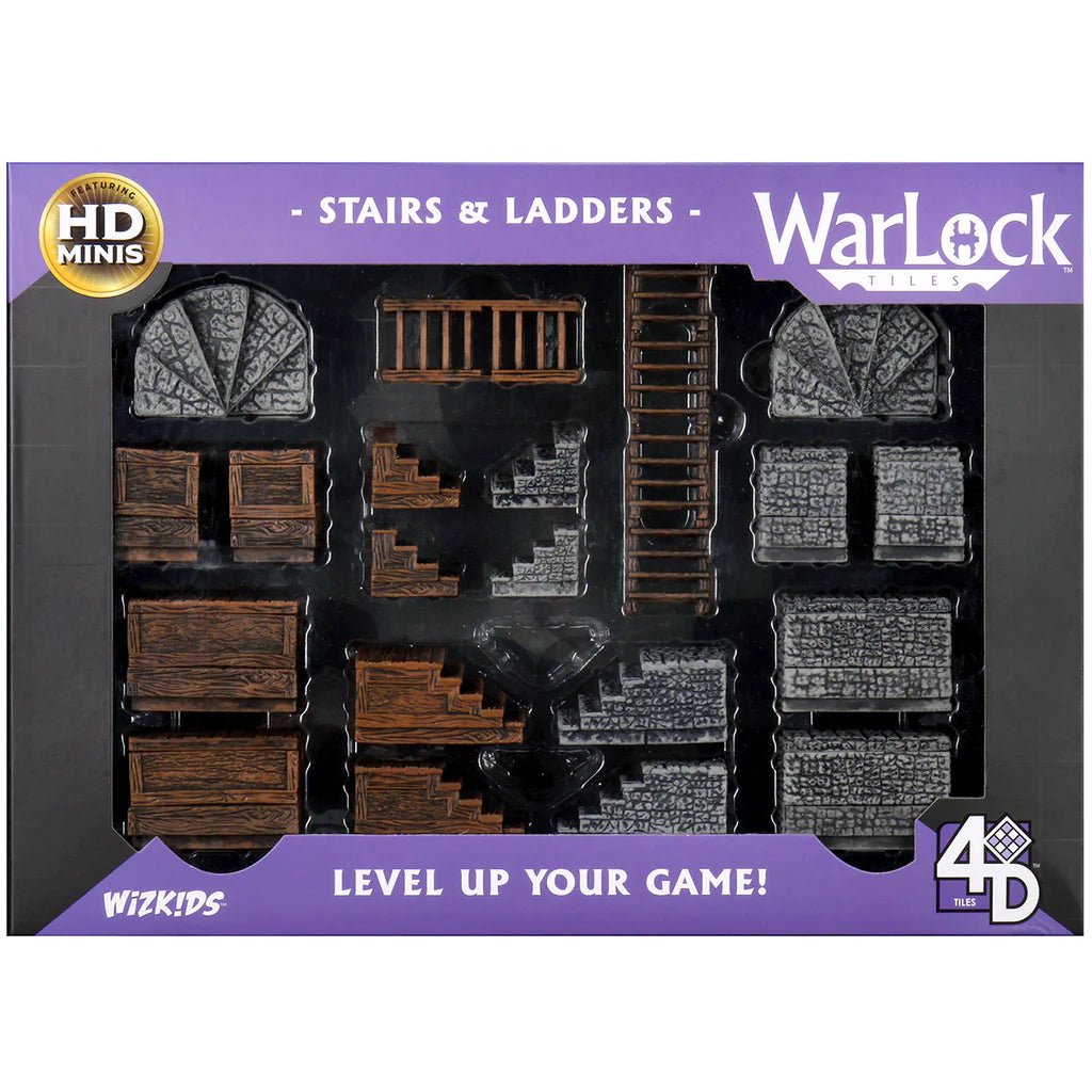Warlock Tiles: Accessory - Stairs & Ladders